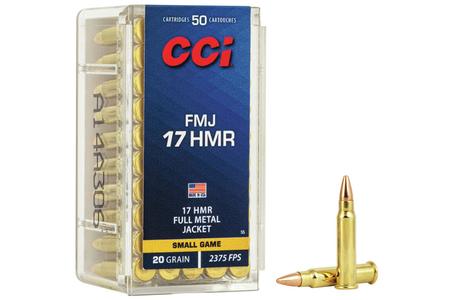 CCI AMMUNITION 17 HMR 20 gr FMJ 50/Box