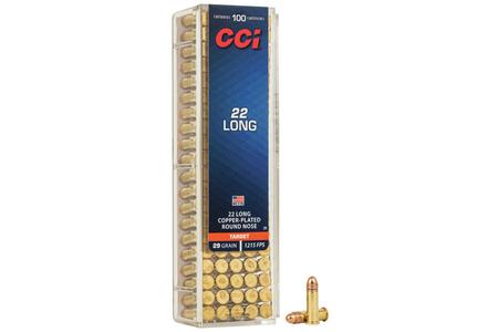 CCI AMMUNITION 22 Long 29 gr CPRN High-Velocity 100/Box