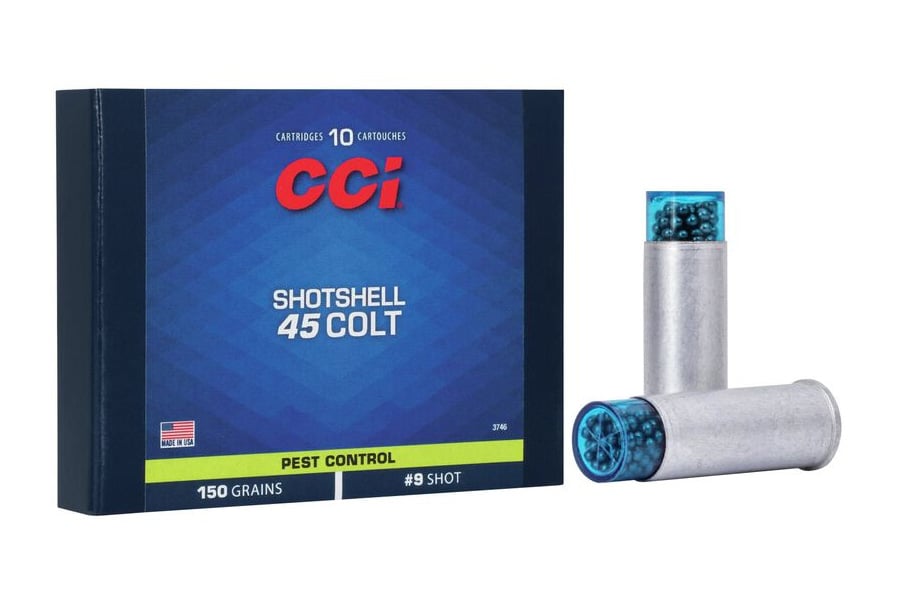 CCI AMMUNITION 45 COLT 150 GR 9 SHOT SHOTSHELL 10/BOX