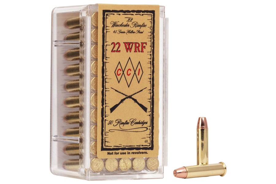 CCI AMMUNITION 22 WRF 45 GR JHP AMMO 50/BOX