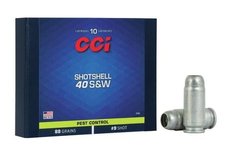 CCI 40SW 88 gr #9 Aluminum Shotshell 10/Box