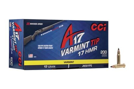 CCI 17 HMR 17 gr Varmint Tip A17 200/Box