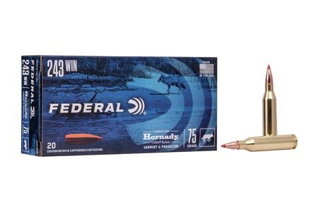 243 WIN 75 GR HORNADY V-MAX