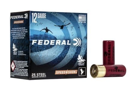 Federal 12 Gauge 2-3/4 1-1/8oz 4 Shot Speed-Shok 25/Box