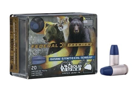 FEDERAL AMMUNITION 9mm +P 147 gr JHP Solid Core Syntech 20/Box