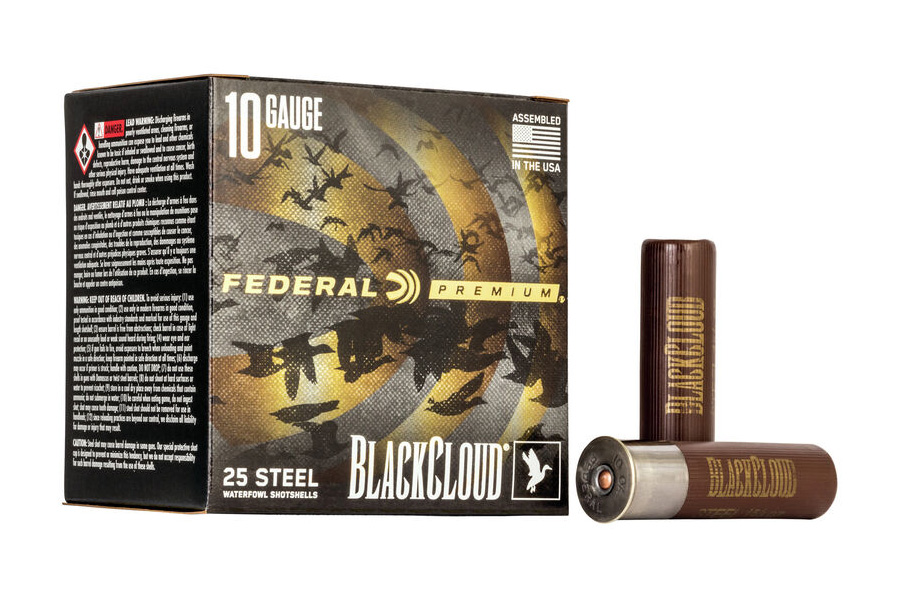 FEDERAL AMMUNITION 10 GA 3-1/2 IN 1-5/8 OZ 2 BLACK CLOUD