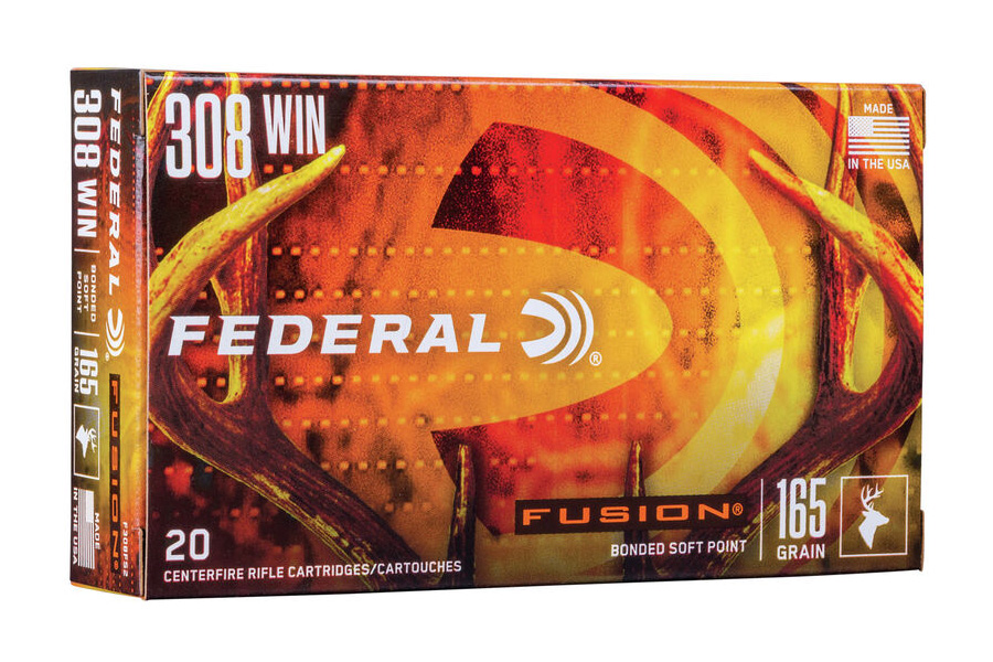 FEDERAL AMMUNITION 308 WIN 165 GR FUSION