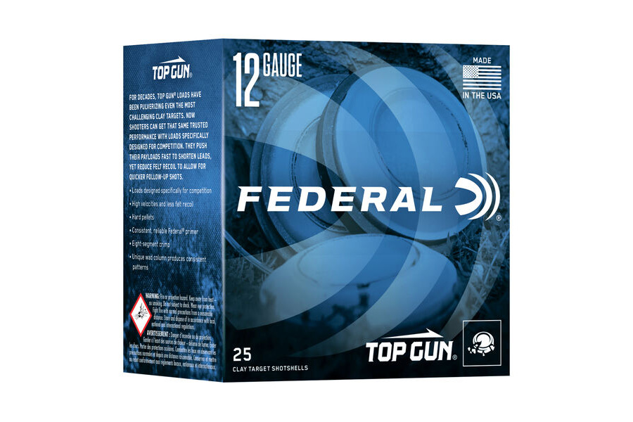 FEDERAL AMMUNITION 12 GA 2-3/4 IN 1 OZ 1,330 FPS 8 TOP GUN SPORTING