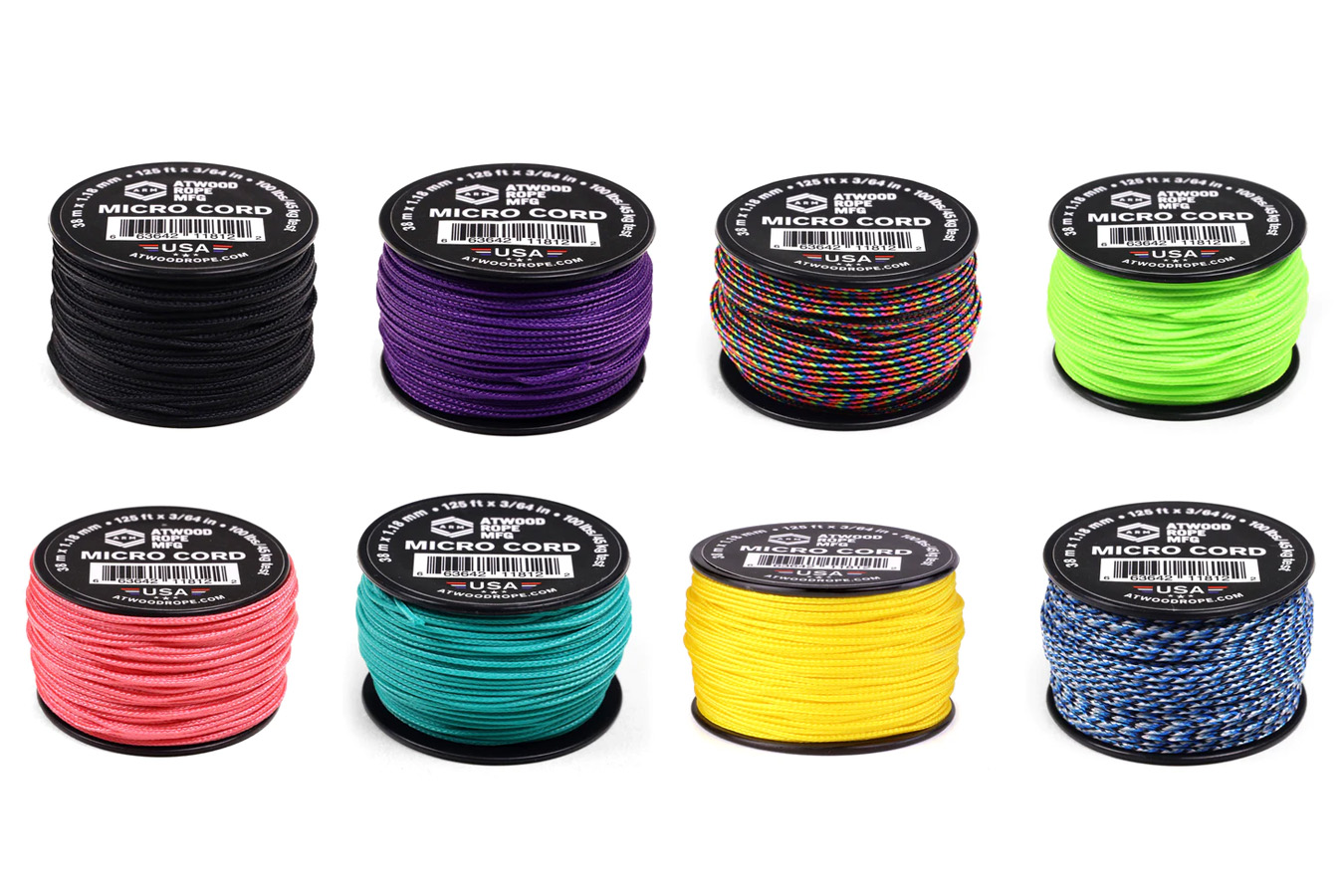 Atwood Micro Cord 1.18mm X 125ft - Assorted Colors for Sale, Online  Outdoor Recreation Store