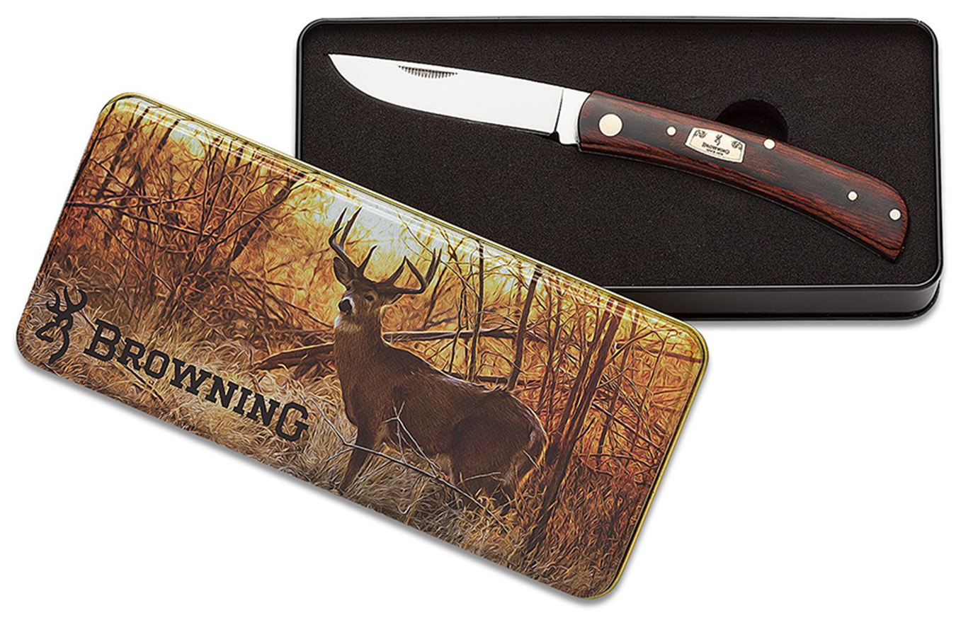 BROWNING ACCESSORIES KNIFE TIN WHITETAIL 2023