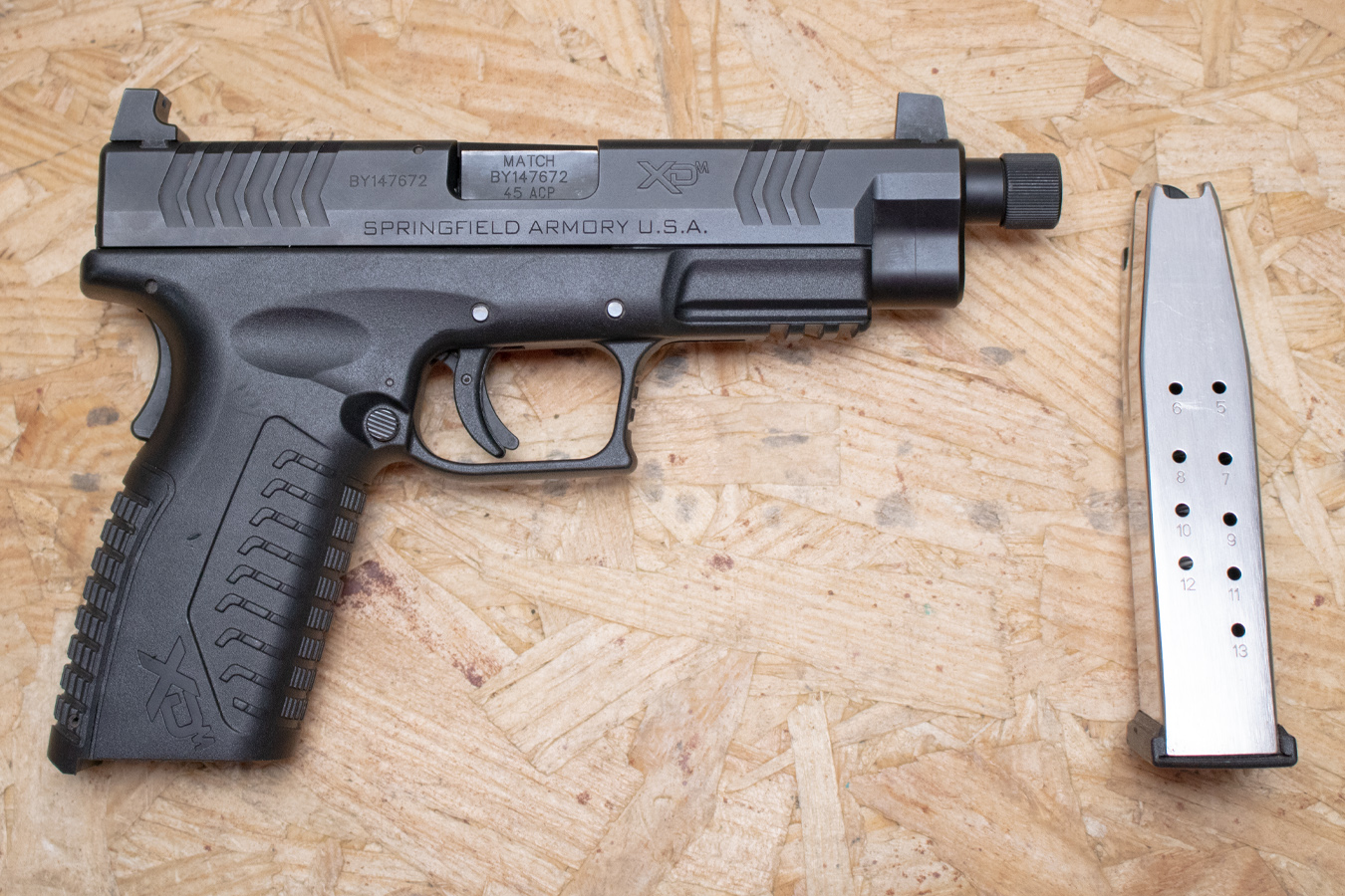 Springfield XDM-45 45 ACP Police Trade-In Pistol with Threaded Barrel