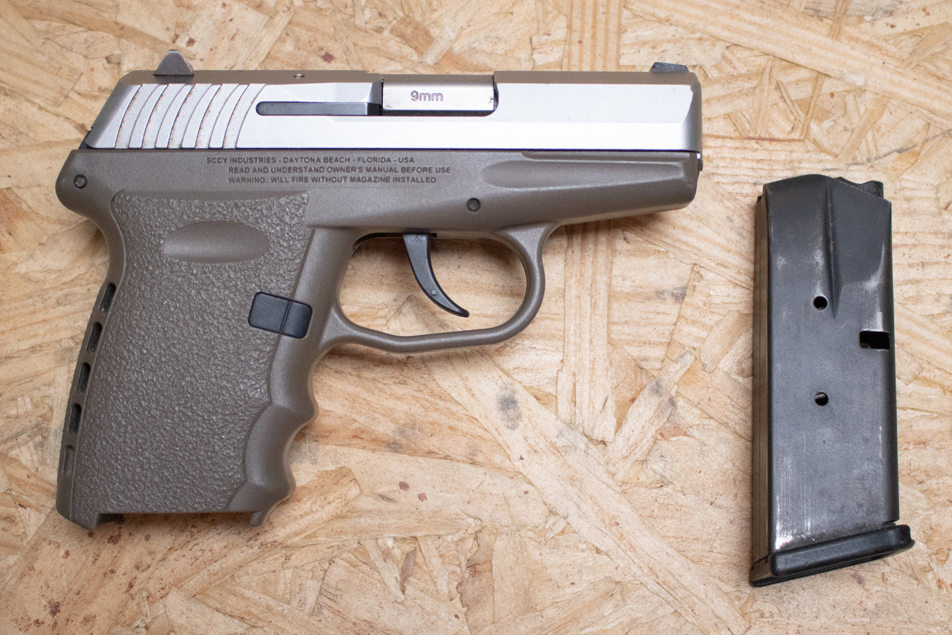 SCCY CPX-2 9mm Police Trade-In Pistol with FDE Frame