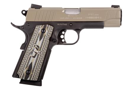 TAURUS PT1911 COMMANDER 45 ACP BK CERAKOTE SAND 5` 1X8 VZ GRIP