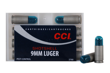 CCI AMMUNITION 9mm Luger 53 gr #12 Shotshell 10/Box
