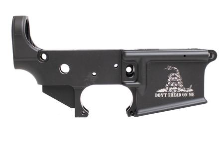 ANDERSON MANUFACTURING AM-15 LOWER RECEIVER MULTI CAL DON`T TREAD ON ME BLEMISHED