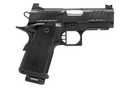 STACCATO 2011 CS 9mm Semi-Auto Pistol with Flat Trigger and Aluminum Frame