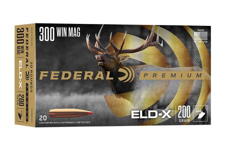 FEDERAL AMMUNITION 300 Win Mag 200 gr ELD-X Premium 20/Box