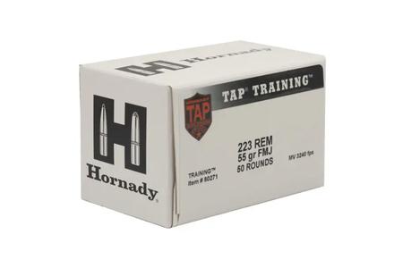Hornady 223 Remington 55 FMJ TAP Training 50 Rds/Box