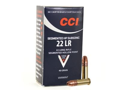 CCI 22LR 40 gr Segmented Hollow Point Subsonic 50/Box exclusive deals