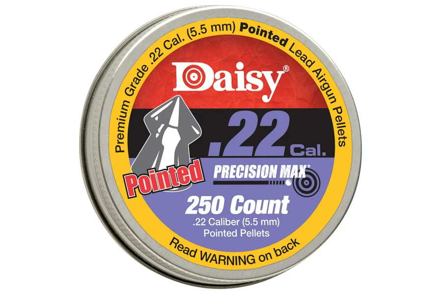 Daisy Outdoor .22 Cal. Pointed Pellets-250 Tin