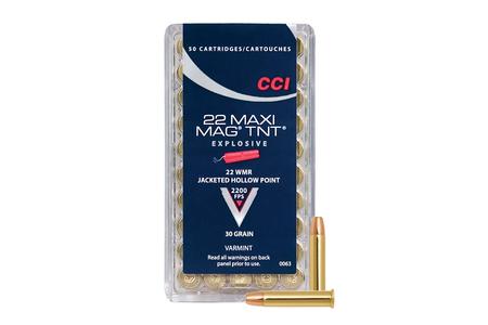 22 WMR MAXI MAG 30 GR TNT JHP
