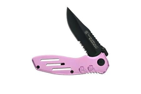 PINK HANDLE BLACK BLADE