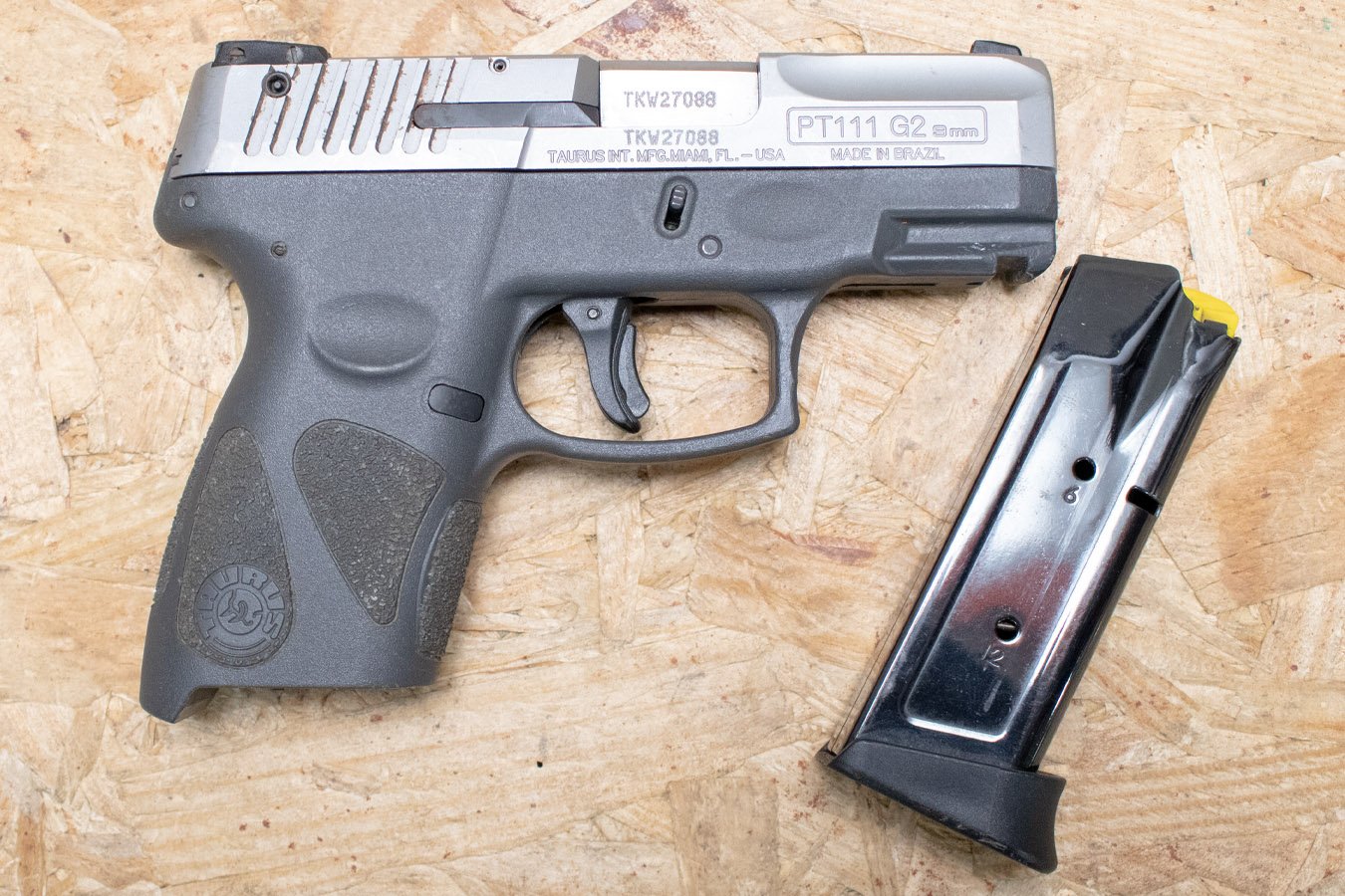 Taurus PT111 Millennium G2 9mm Police Trade-In Pistol with Two-Tone Finish