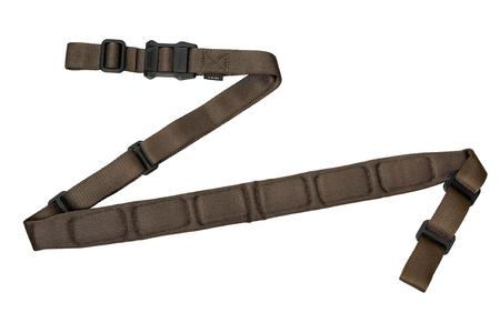MS1 SLING 1.25`-1.88` WIDTH 48`-60`J LENGTH PADDED TWO POINT COYOTE SLING