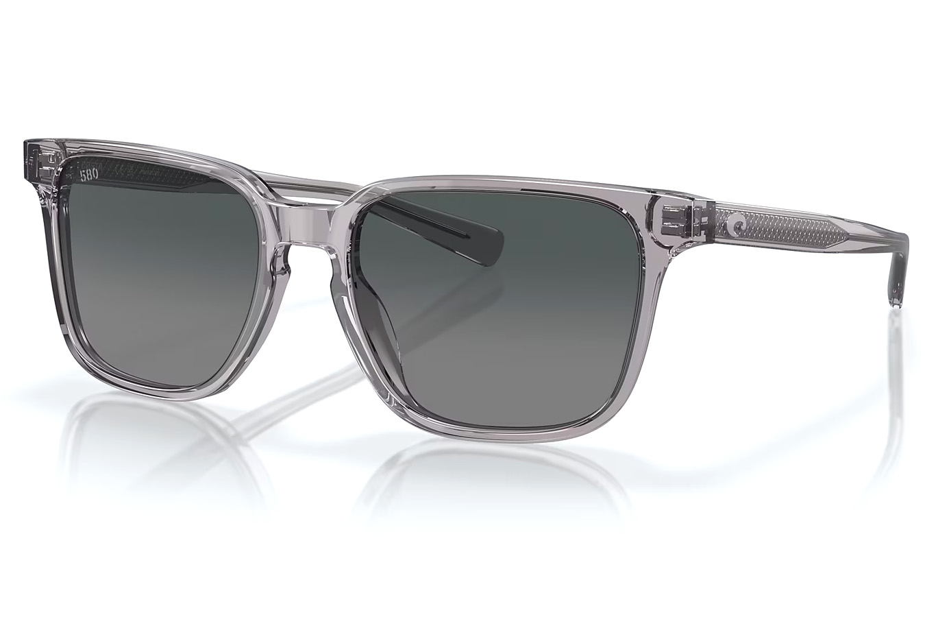 Flight Eyewear Benny V2 Sunglasses - Crystal Gray Frames/ Blue Lens