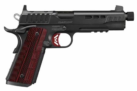 RAPIDE HEAT 45ACP OTIC READY BLACK FRAME/SLIDE