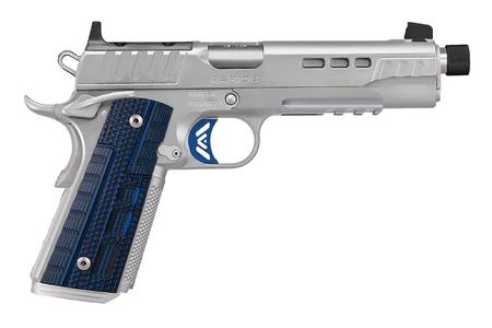 1911 RAPIDE ICE 45ACP OPTIC READY STAINLESS WITH BLUE GRIPS