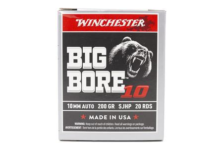 Winchester 10mm Auto 200 gr SJHP Big Bore 20/Box