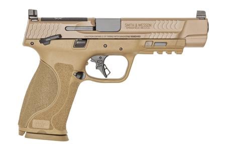 SMITH AND WESSON MP M2.0 9MM 5` BARREL FDE OPTIC READY 17RND MAG