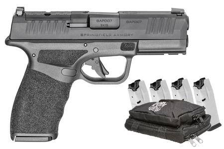 SPRINGFIELD HELLCAT PRO 9MM OSP BLACK 3.7 IN BBL 5 TOTAL MAGS