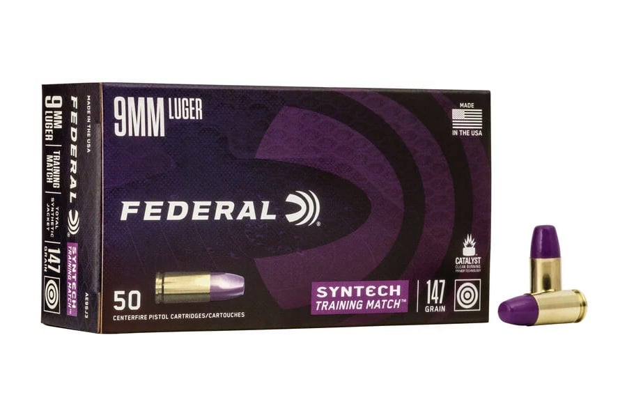 FEDERAL AMMUNITION 9MM 147 GR TRAINING MATCH (TSJ)