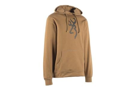 BROWNING CARTER 2.0 BUCKMARK HOODIE XL HEATHER BROWN