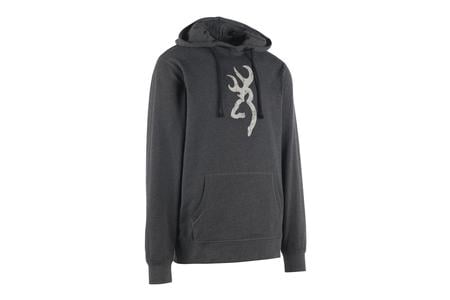 BROWNING CARTER 2.0 BUCKMARK HOODIE MD HEATHER BLACK