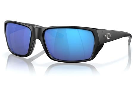 TAILFIN MATTE BLACK WITH BLUE MIRROR LENSES 