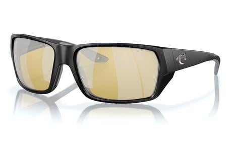 TAILFIN MATTE BLACK WITH SUNRISE SILVER MIRROR LENSES 