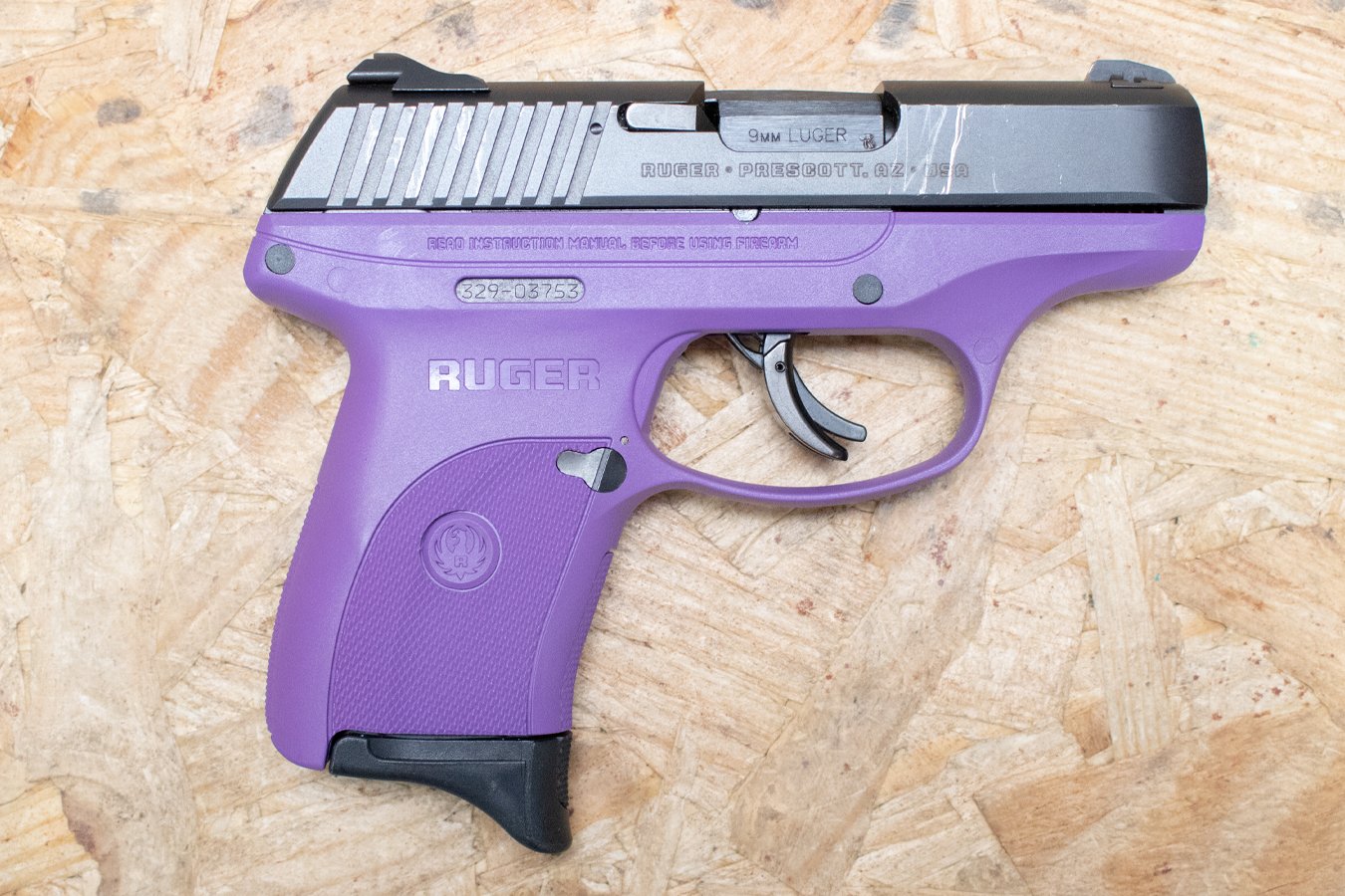 Ruger LC9S 9mm Police Trade-In Pistol with Purple Frame