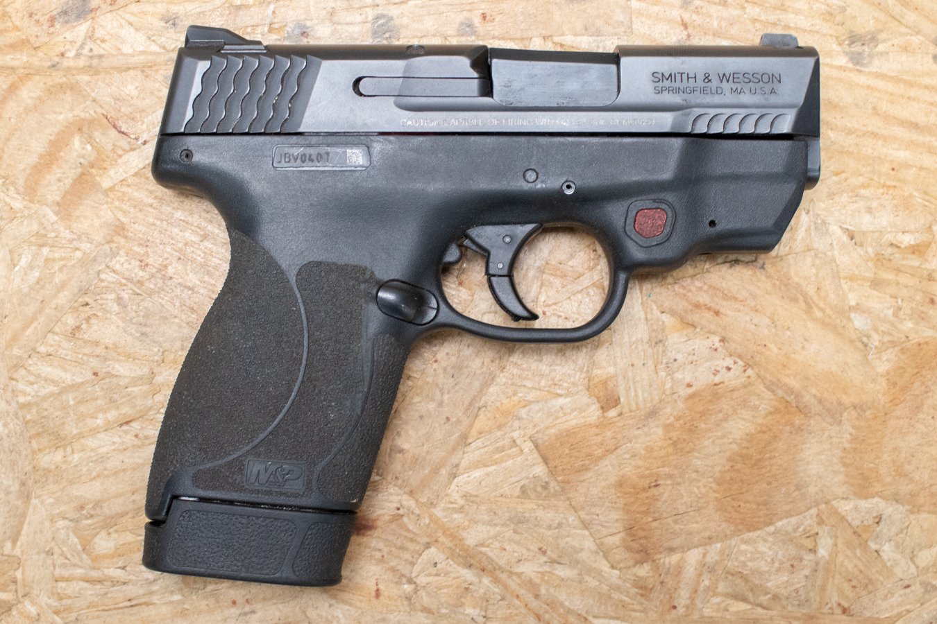 Smith & Wesson M&P45 Shield M2.0 45ACP Police Trade-In Pistol with Extended Mag, Laser