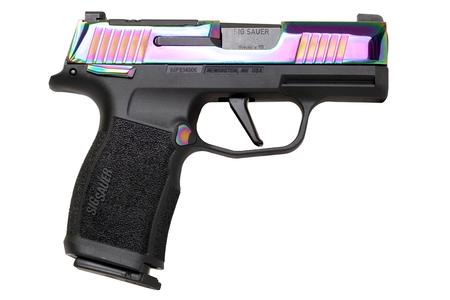 P365X 9MM OPTIC READY PISTOL WITH RAINBOW TITANIUM FINISHP365X 9MM OPTIC READY P