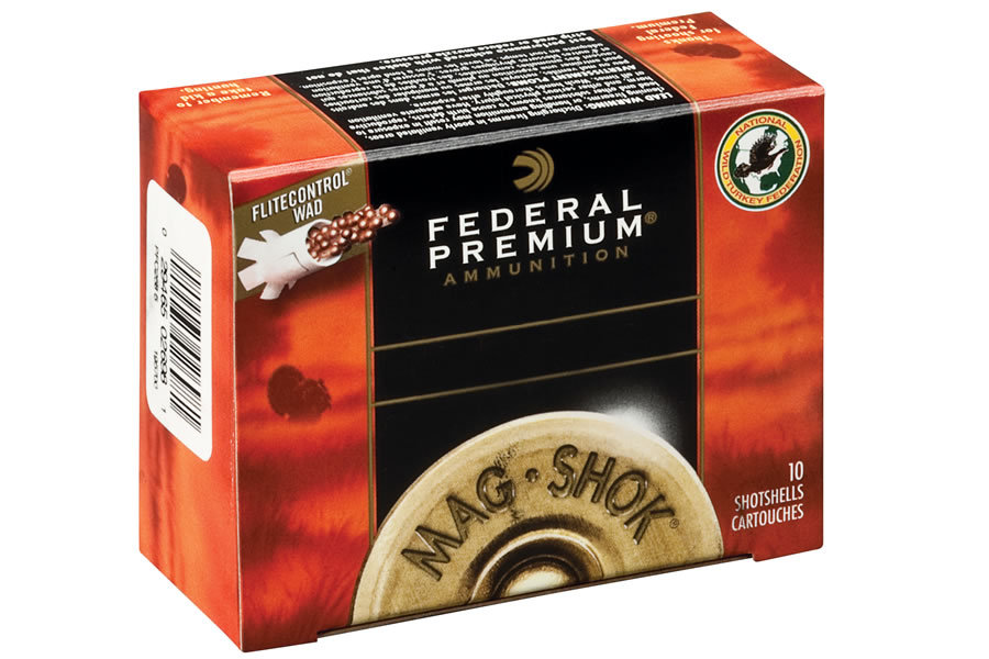 FEDERAL AMMUNITION 12 GA 3-1/2 IN 2-1/4 OZ 4 MAG-SHOK TURKEY