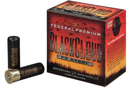 FEDERAL AMMUNITION 10 Ga 3-1/2 in 1-5/8 oz BB Black Cloud FS Steel 25/Box