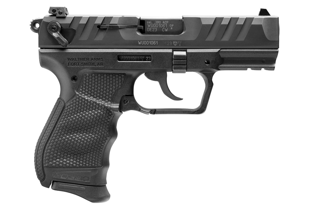 Walther PD380 380ACP Compact Semi-Auto Pistol with Double/Single Action Trigger