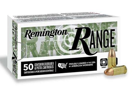 Remington 9mm 124 gr FMJ Range Handgun 50/Box