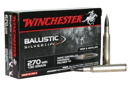 270 WIN 130 GR BALLISTIC SILVERTIP