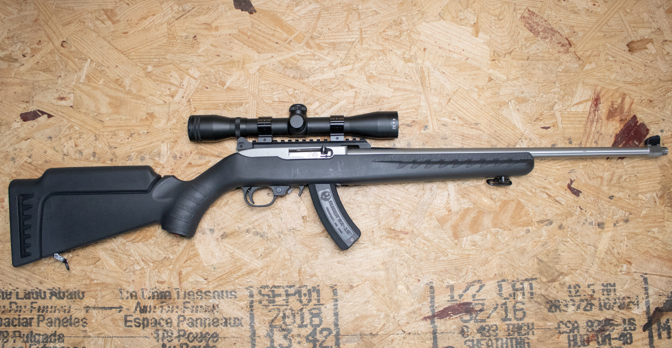 Ruger 10/22 22 LR Police Trade-In Rifle 50 Year Anniversary Edition with Scope