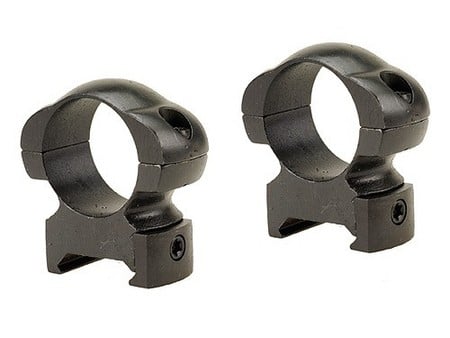 WEAVER Grand Slam Top Mount Rings 1 Inch Steel High Matte