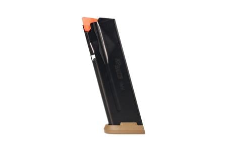 SIG SAUER P365 X-Macro 9mm 17-Round Factory Magazine with Coyote Baseplate